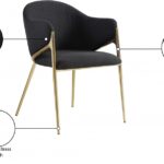 Nial Boucle Fabric Upholstered Dining Chair