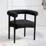 Hyatt Boucle Fabric Upholstered Dining Chair