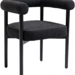 Hyatt Boucle Fabric Upholstered Dining Chair