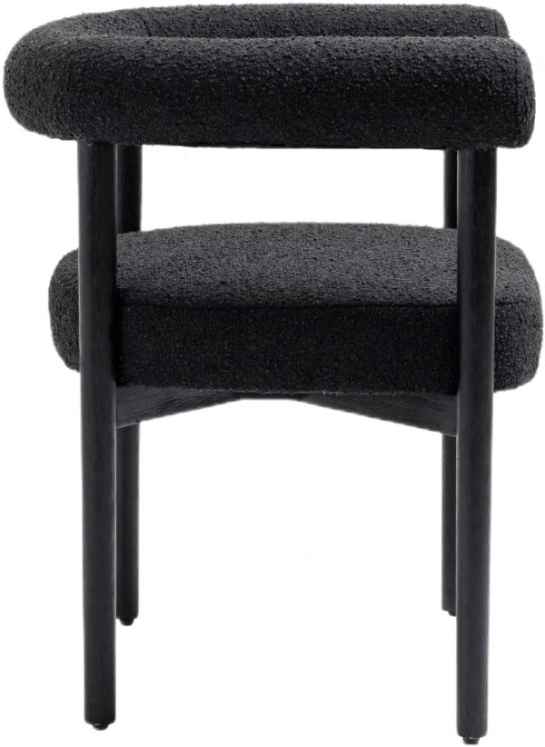 Hyatt Boucle Fabric Upholstered Dining Chair
