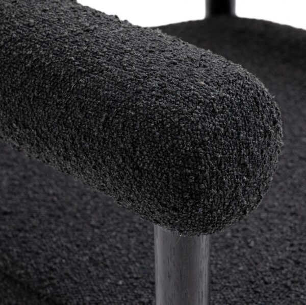 Hyatt Boucle Fabric Upholstered Dining Chair