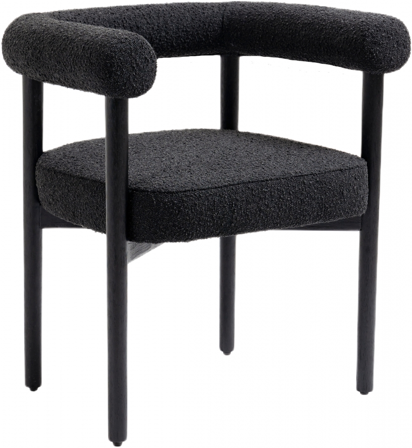 Hyatt Boucle Fabric Upholstered Dining Chair