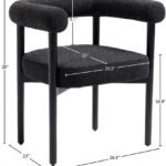 Hyatt Boucle Fabric Upholstered Dining Chair