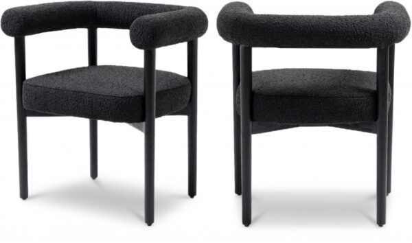 Hyatt Boucle Fabric Upholstered Dining Chair