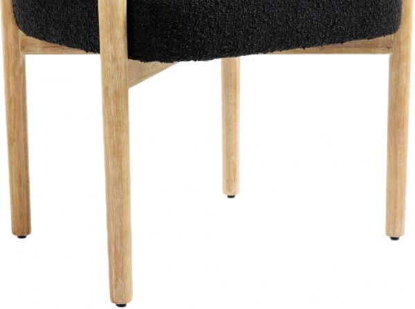 Hyatt Boucle Fabric Upholstered Dining Chair