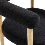 Hyatt Boucle Fabric Upholstered Dining Chair