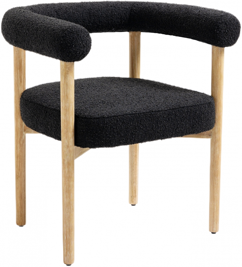 Hyatt Boucle Fabric Upholstered Dining Chair