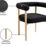 Hyatt Boucle Fabric Upholstered Dining Chair