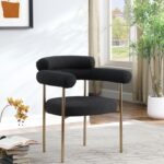 Blake Boucle Fabric Upholstered Dining Chair