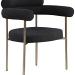 Blake Boucle Fabric Upholstered Dining Chair