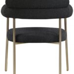 Blake Boucle Fabric Upholstered Dining Chair