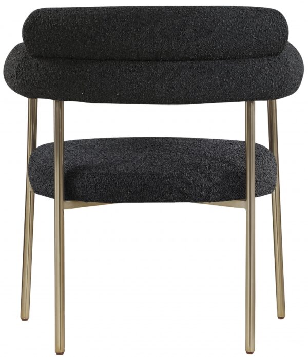 Blake Boucle Fabric Upholstered Dining Chair