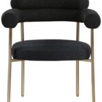 Blake Boucle Fabric Upholstered Dining Chair