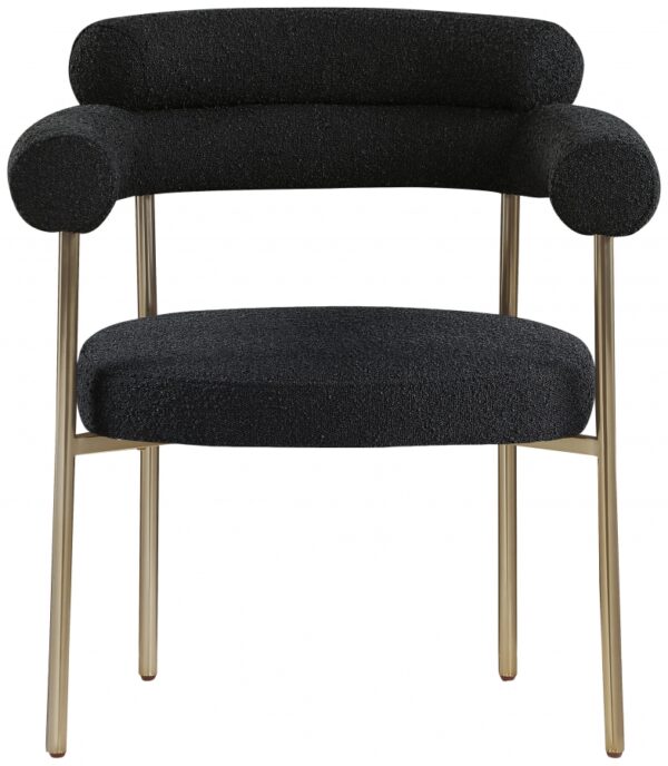 Blake Boucle Fabric Upholstered Dining Chair