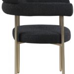 Blake Boucle Fabric Upholstered Dining Chair