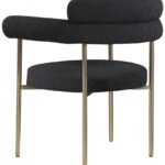 Blake Boucle Fabric Upholstered Dining Chair
