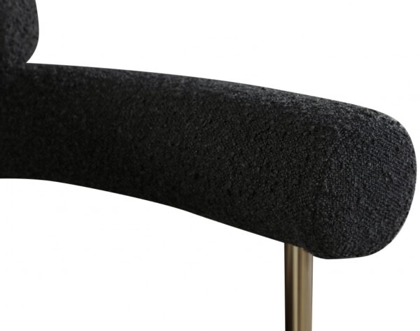 Blake Boucle Fabric Upholstered Dining Chair