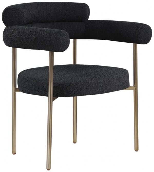 Blake Boucle Fabric Upholstered Dining Chair