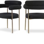 Blake Boucle Fabric Upholstered Dining Chair