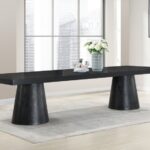 Tavolo 95" - 132" Oak Wood Extendable Dining Table