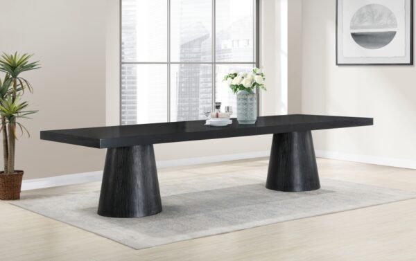 Tavolo 95" - 132" Oak Wood Extendable Dining Table