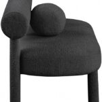 Parlor Boucle Fabric Upholstered Bench
