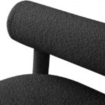 Parlor Boucle Fabric Upholstered Bench