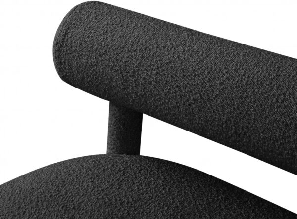 Parlor Boucle Fabric Upholstered Bench