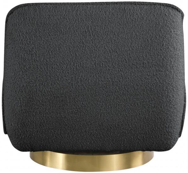 Geneva Boucle Fabric Upholstered Swivel Accent Chair