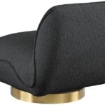 Geneva Boucle Fabric Upholstered Swivel Accent Chair