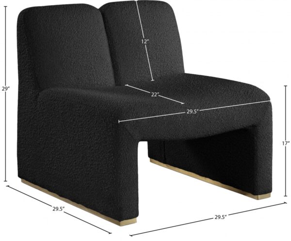 Alta Boucle Fabric Upholstered Accent Chair