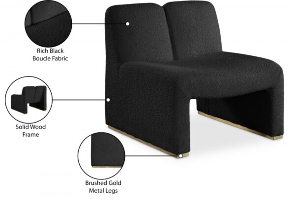 Alta Boucle Fabric Upholstered Accent Chair
