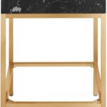 Marmo 24" Engineered Stone Top, Steel And Glass Base Vanity
