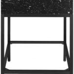 Marmo 30" Engineered Stone Top, Steel And Glass Base Vanity