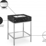 Marmo 24" Engineered Stone Top, Steel And Glass Base Vanity