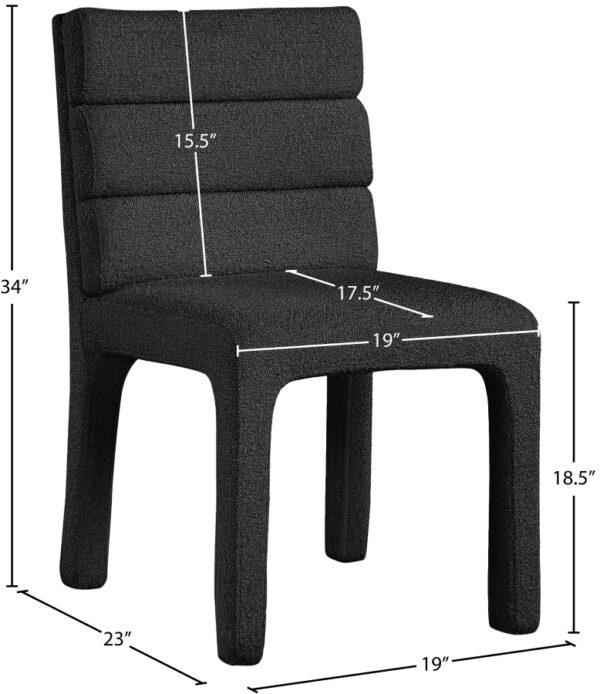 Kai Boucle Fabric Upholstered Dining Chair