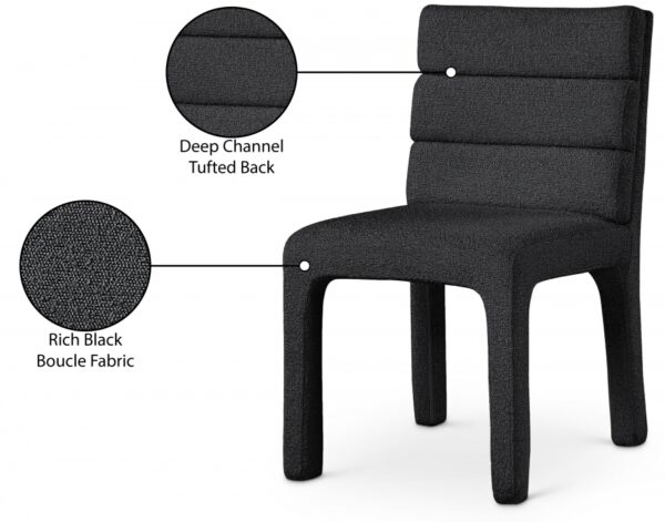Kai Boucle Fabric Upholstered Dining Chair