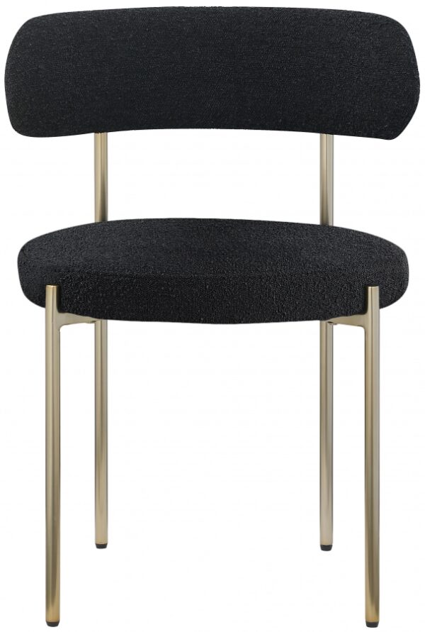 Beacon Boucle Fabric Upholstered Dining Chair