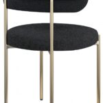 Beacon Boucle Fabric Upholstered Dining Chair