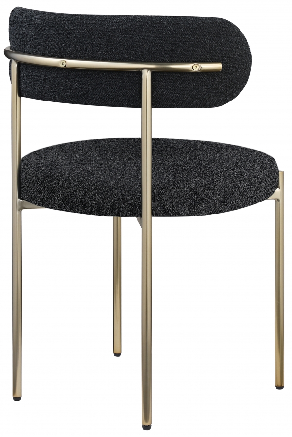 Beacon Boucle Fabric Upholstered Dining Chair