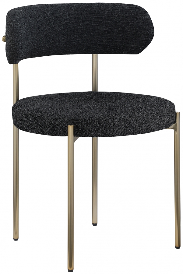 Beacon Boucle Fabric Upholstered Dining Chair