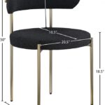 Beacon Boucle Fabric Upholstered Dining Chair