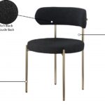 Beacon Boucle Fabric Upholstered Dining Chair
