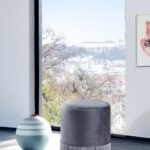 Teddy Velvet Upholstered Stool