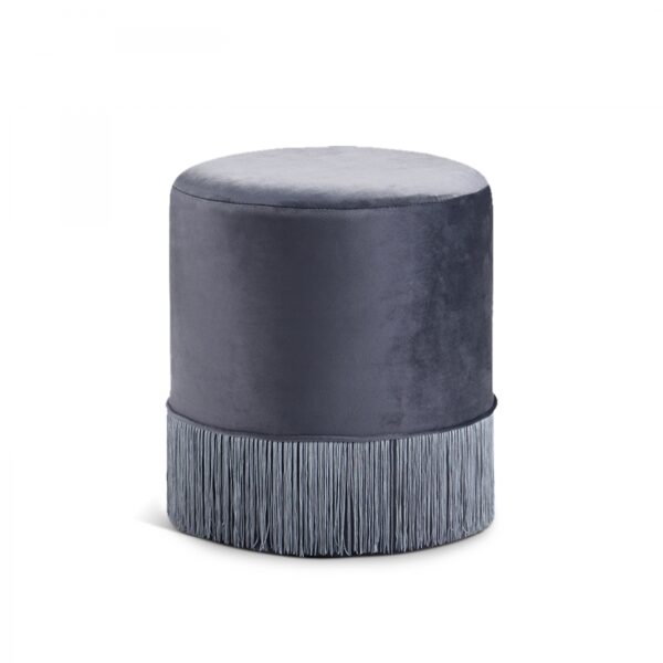 Teddy Velvet Upholstered Stool