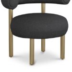 Bordeaux Boucle Fabric Upholstered Accent Chair