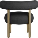 Bordeaux Boucle Fabric Upholstered Accent Chair