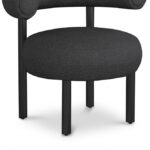Bordeaux Boucle Fabric Upholstered Accent Chair