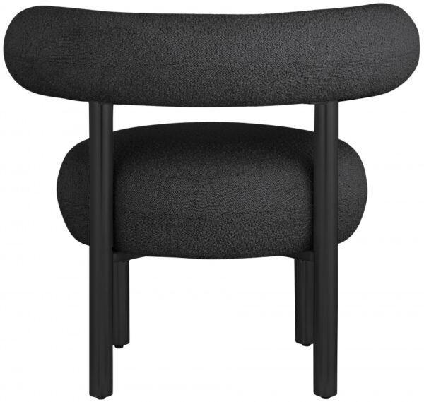 Bordeaux Boucle Fabric Upholstered Accent Chair