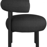 Bordeaux Boucle Fabric Upholstered Accent Chair